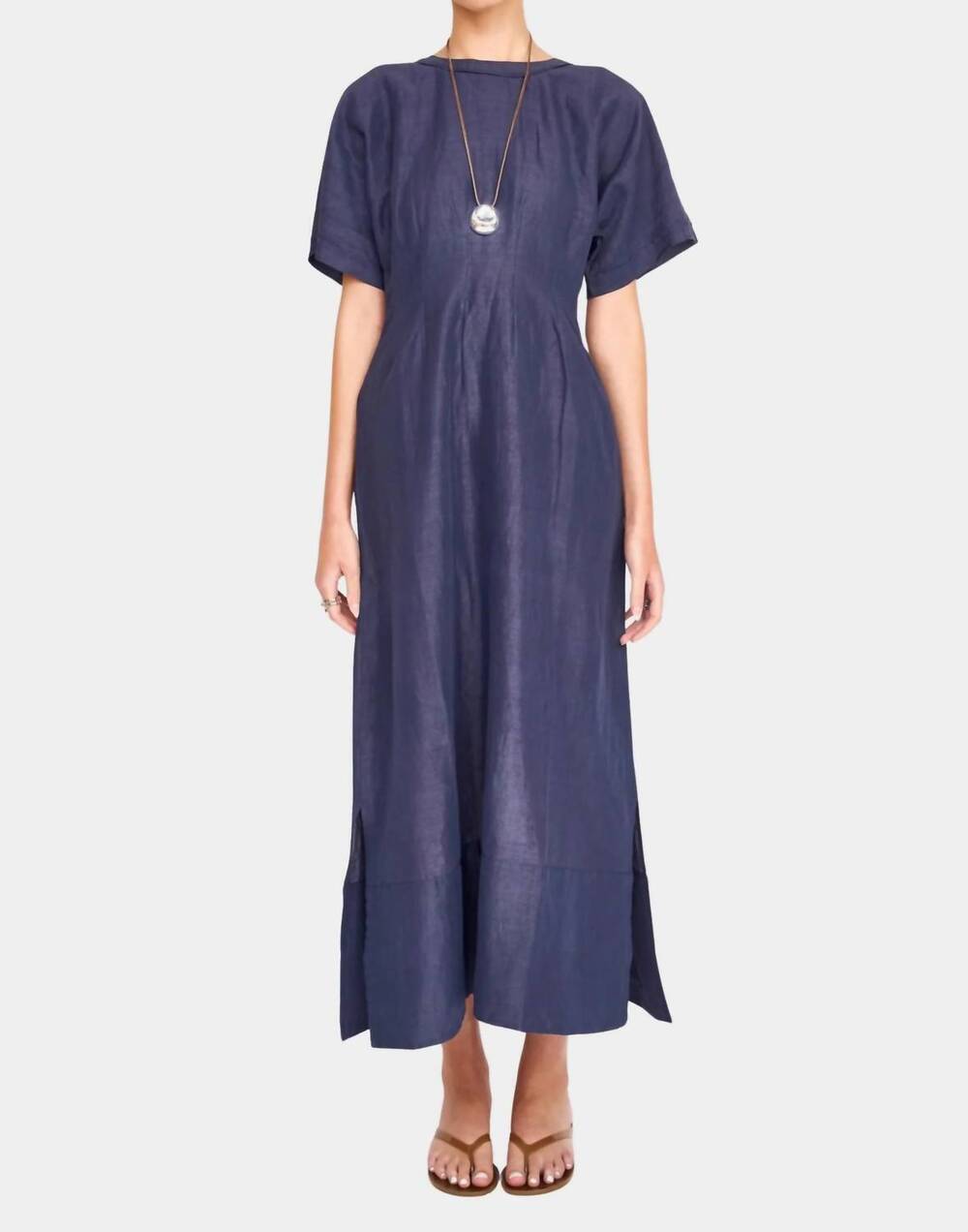 NEW MIRTH wailea midi dress in blueberry